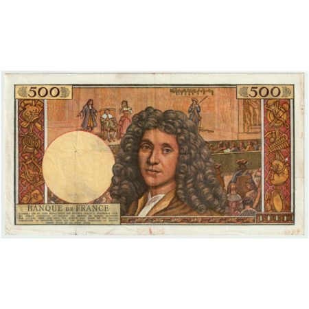 France -  500 Nouveaux Francs Molière 1959 – Image 2