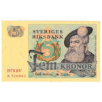 Suède 5 Kronor 1976