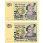 Suède 5 Kronor 1979