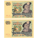 Suède 5 Kronor 1981