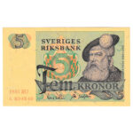 Suède 5 Kronor 1981