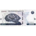 Ouzbékistan 20000 Sum 2021