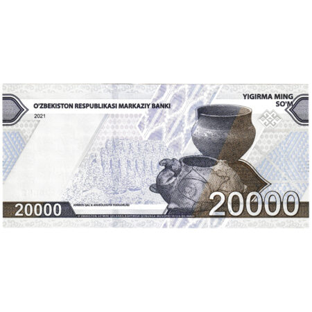 Ouzbékistan 20000 Sum 2021 – Image 2