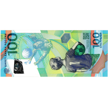 Russie 100 Roubles 2018 Polymère
