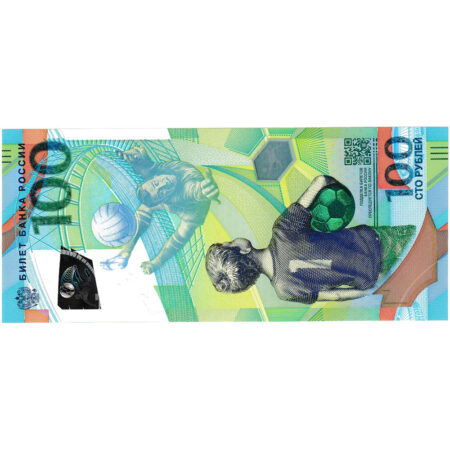 Russie 100 Roubles 2018 Polymère