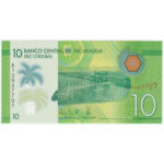 Nicaragua 10 Cordobas 2014 Polymère