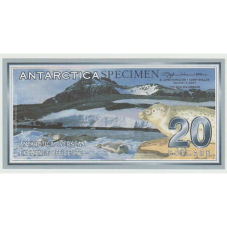Antarctique 20 Dollars 2001