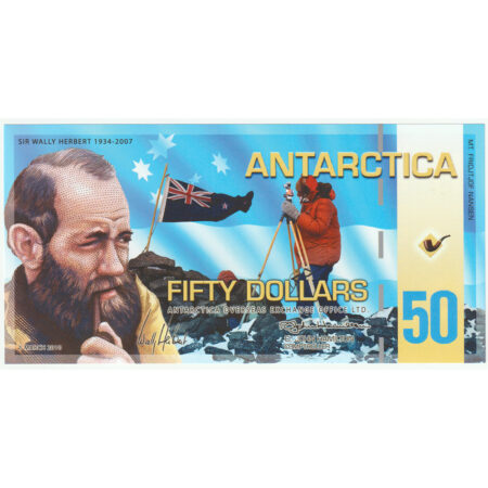 Antarctique 50 Dollars 2010 Polymère
