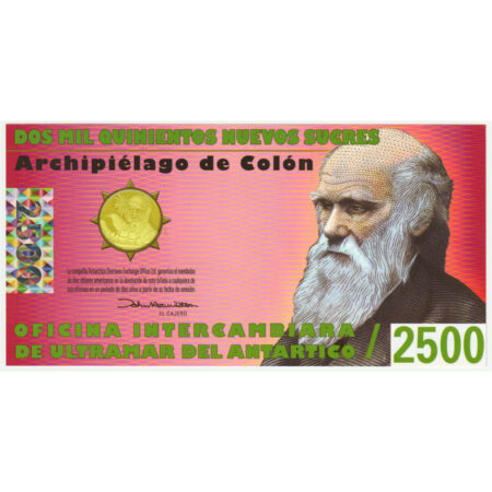 Îles Galapagos 2500 Sucres 2009 Polymère – Image 2