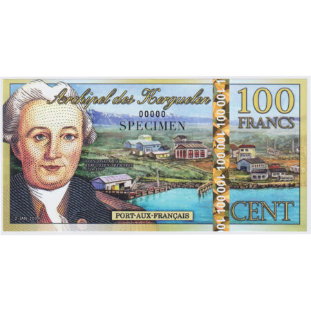 Kerguelen 100 Francs 2014 Polymère