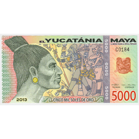 Yucatania Maya 5000 Soles de Oro 2013 Polymère