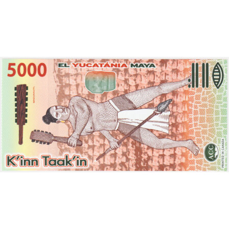 Yucatania Maya 5000 Soles de Oro 2013 Polymère – Image 2