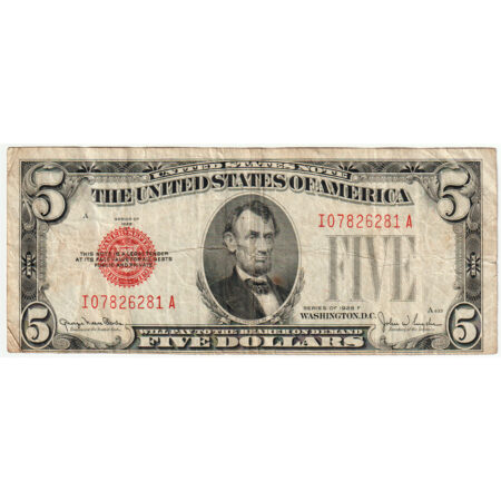 États-Unis 5 Dollars 1928