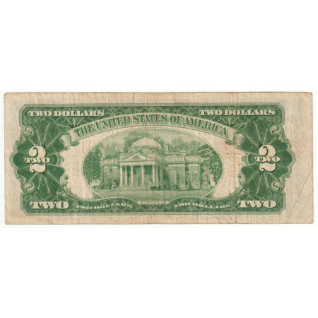 États-Unis 2 Dollars 1953 – Image 2