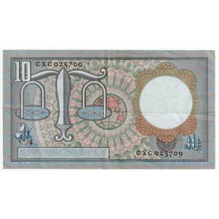 Pays-Bas 10 Gulden 1953 – Image 2