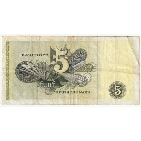 Allemagne Fédérale 5 Deutsche Mark 1948 – Image 2