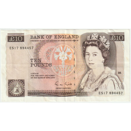 Angleterre 10 Pounds 1988