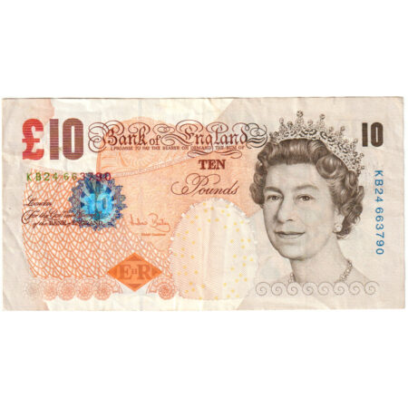 Angleterre 10 Pounds 2000