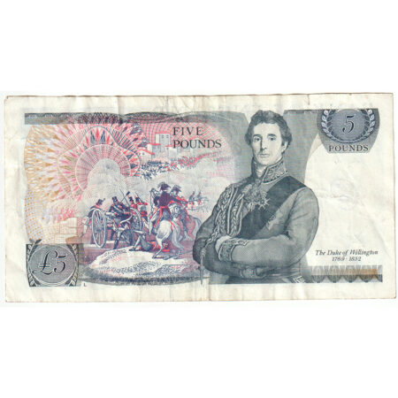 Angleterre 5 Pounds 1987 – Image 2