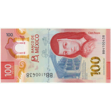 Mexique 100 Pesos 2021 Polymère
