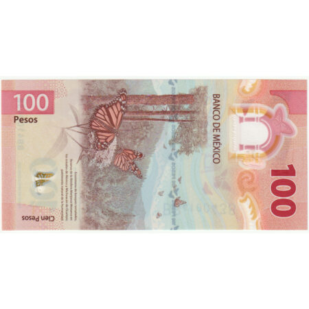 Mexique 100 Pesos 2021 Polymère – Image 2