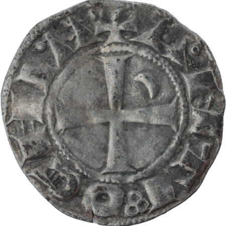 Croisades Principauté d'Antioche Bohémond III Denier – Image 2