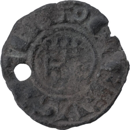 Croisades Royaume de Jérusalem Baudouin III Denier – Image 2