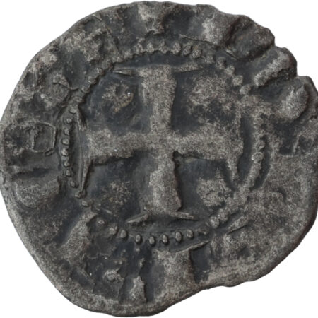 Croisades Grèce Principauté d'Achaïe Jean de Gravina Denier