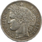 France 5 Francs Cérès 1849 "Main-Main"