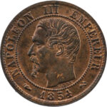 France Napoléon III Centime 1854 Rouen
