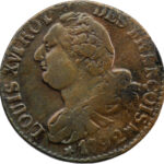 Constitution Louis XVI 6 deniers FRANÇOIS au faisceau 1792 Marseille