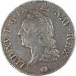 Louis XV Écu à la vieille tête 1772 Perpignan