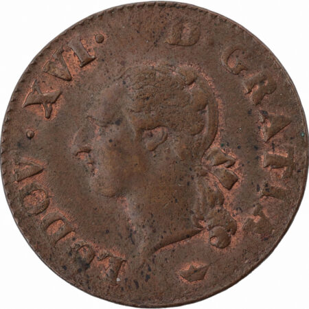 Louis XVI Liard à l'écu 1789 Toulouse