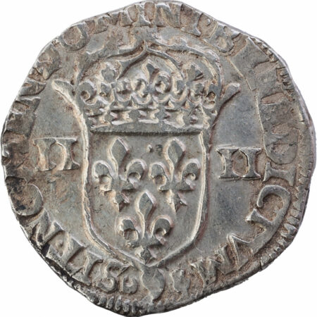 Henri IV Quart d'écu croix feuillue de face 1607 Rennes – Image 2