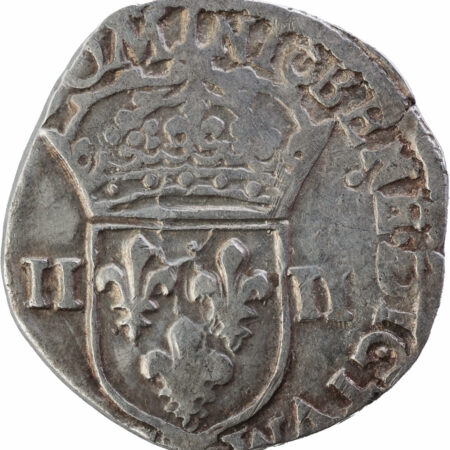 Henri IV Quart d'écu croix feuillue de face 1605 Nantes – Image 2