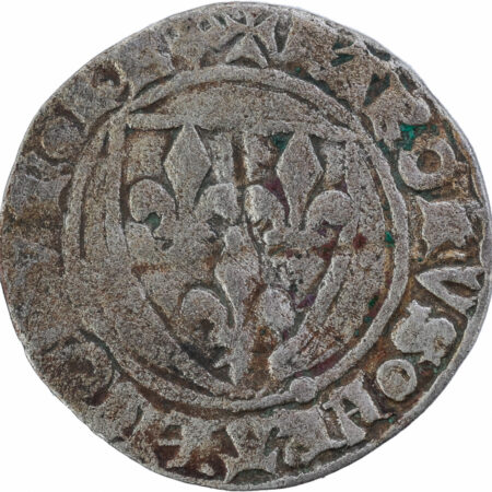 Charles VI Demi-guénar 1389 La Rochelle