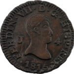 Espagne Ferdinand VII 4 Maravedis 1815 Jubia