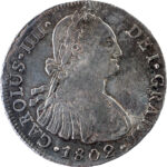 Pérou Charles IV d'Espagne 8 Reales 1802 Lima