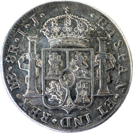 Pérou Charles IV d'Espagne 8 Reales 1802 Lima – Image 2