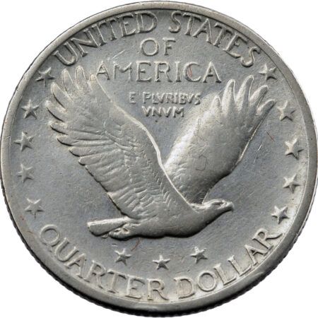 États-Unis Standing Liberty Quarter 1/4 Dollar 1917 San Francisco – Image 2