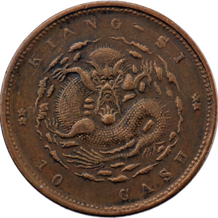Chine Kiangsi 10 Cash 1902