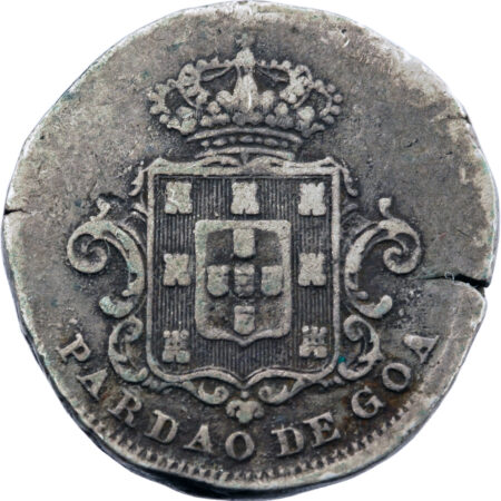 Indes portugaises Maria II Pardao 1851 Goa – Image 2