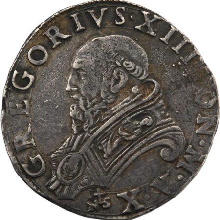 Vatican Grégoire XIII Teston 1572-1585 Rome