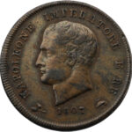Royaume d'Italie Napoléon Ier 3 Centesimi 1807 Bologne