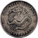 Chine Chekiang  7.2 Candareens - 10 Cents 1899