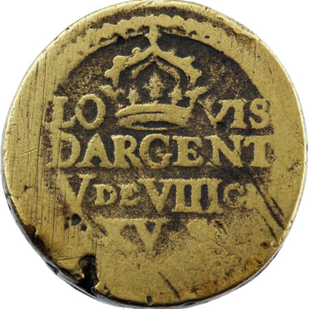 France Louis XIII Poids monétaire du Quart d'écu – Image 2