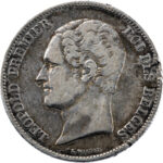 Royaume de Belgique Léopold Ier 2 1/2 Francs 1848