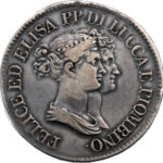Italie Lucques & Piombino Félix et Élisa 5 Franchi 1808 Florence