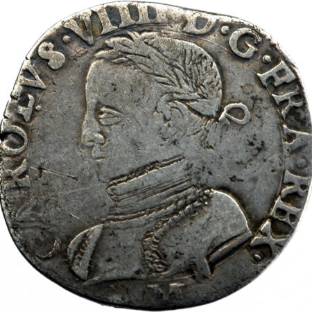 Charles IX Teston 1569 Toulouse
