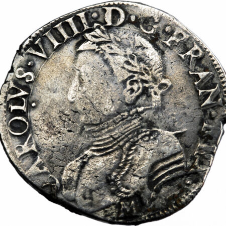 Charles IX Teston 1568 Toulouse